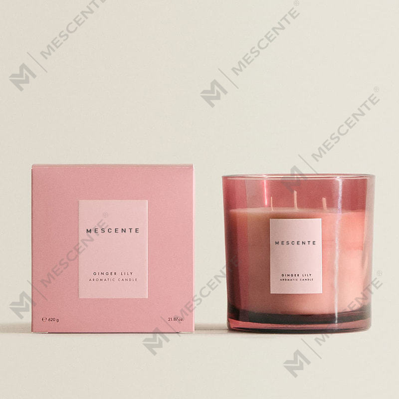 M&S cent Luxury Custom 3 Wick soyalys med trelokk A29273-1