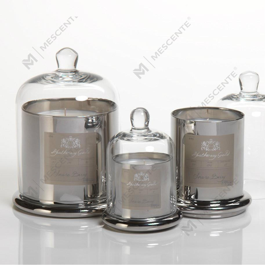 M&Scent Dekorativ romantisk bryllupsklokkekrukke Glasskuppeltrekk Duftlys A29275