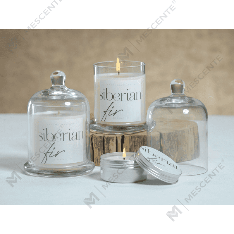 M&Scent Dekorativ romantisk bryllupsklokkekrukke Glasskuppeltrekk Duftlys A29275