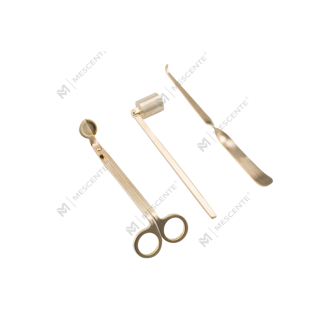 Mescente Gold Candle Wick Snuffer Sett med gaveeske A991330-1