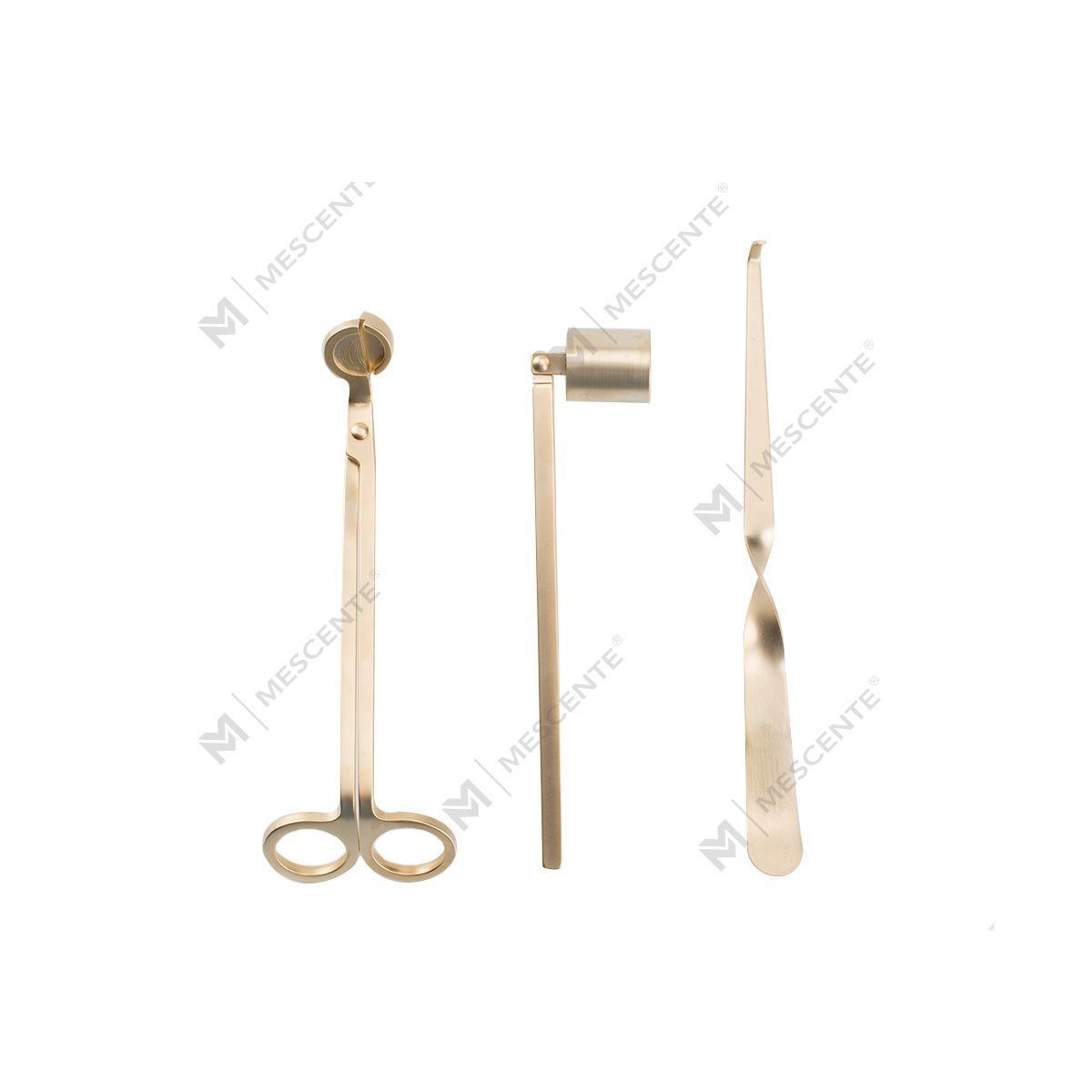 Mescente Gold Candle Wick Snuffer Sett med gaveeske A991330-1