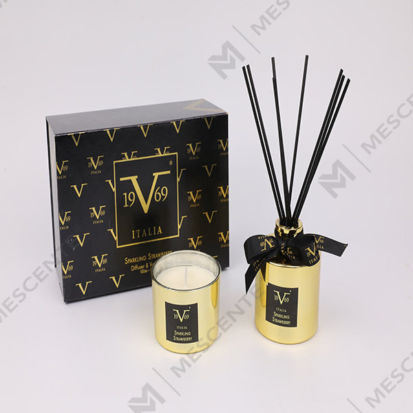 M&Scent Home Duft Reed Diffuser Gavesett med duftlys A29260-2