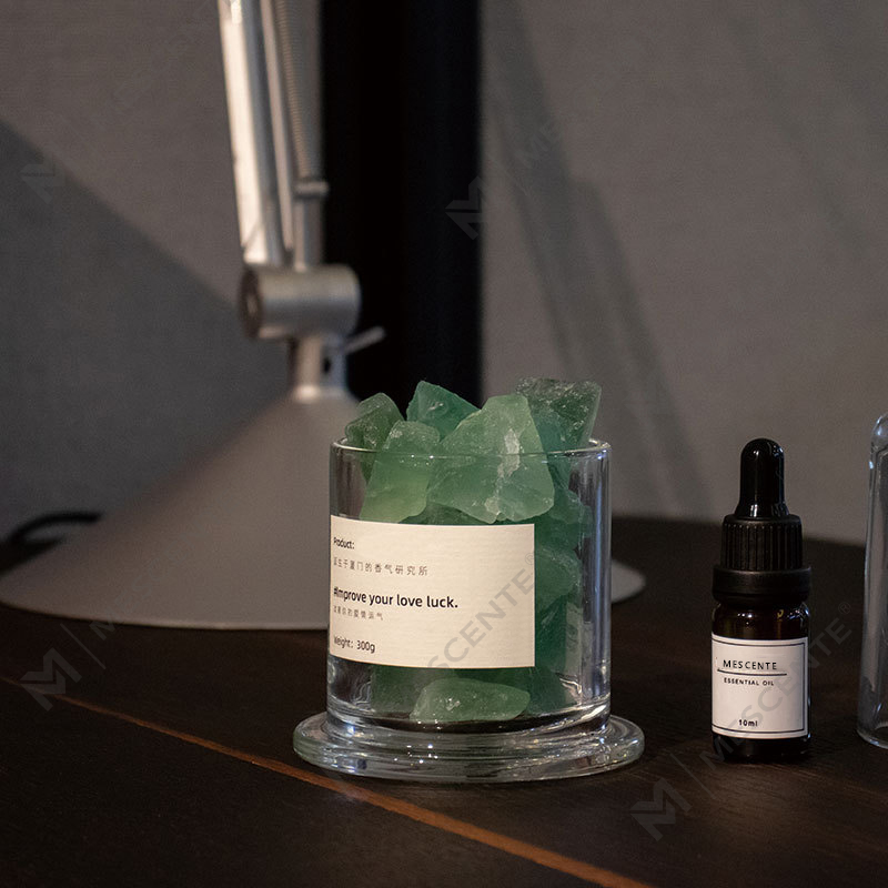 Dekorativ hjemmestatue formet keramisk duft Krystallstein essensiell olje Aroma Diffuser A29199-Verdisaker