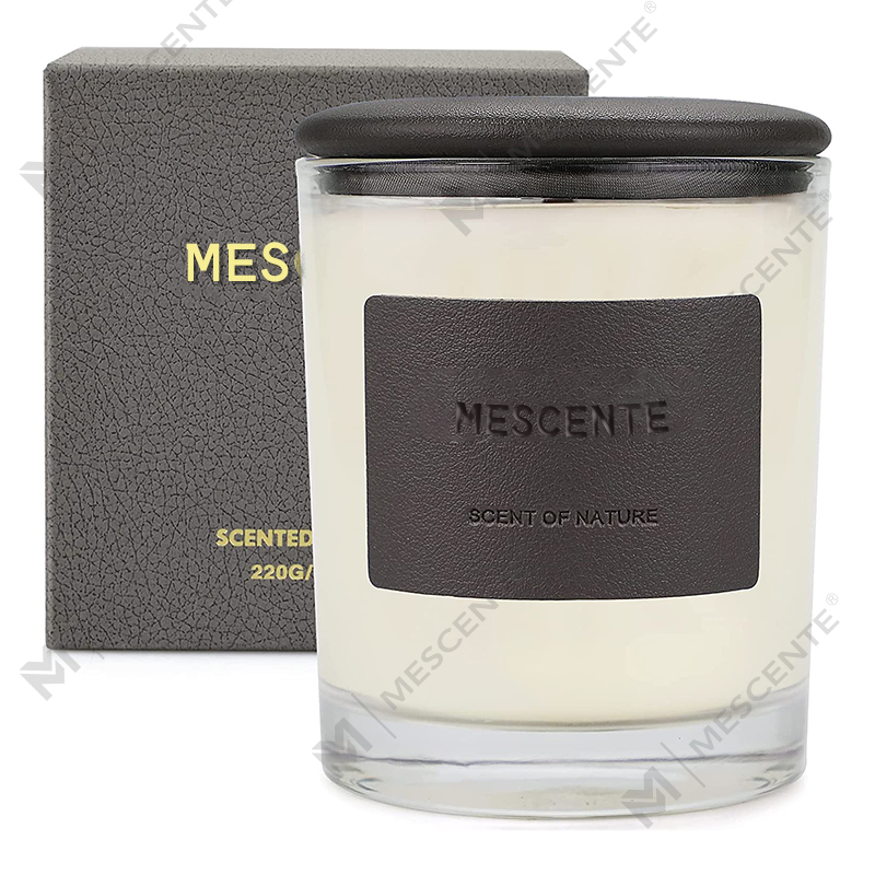 M&Scent Engros Vakre resirkulerte glasskrukker stearinlys I Kina, Relax Candle