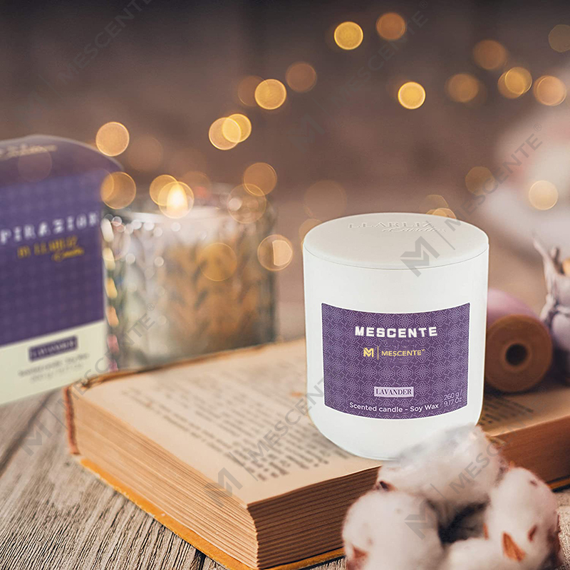 M&Scent Mason Jar Mini Soy Based Candles, Luxury Emballage Marble Candle Soy Wax