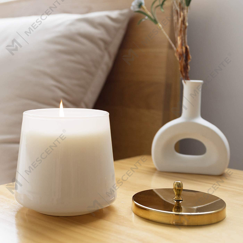 M&Scent 100 % naturlig aromaterapi bok duftende soyalys for hjemmet, store krukker duftende lys