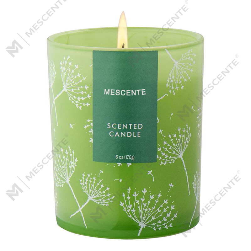 M&S duft tilpasset formet logotrykkprøve Aromaterapi duftlysfavoritter, duftlys med tørkede blomster