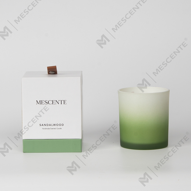 Gradient Frosted Glass Stort duftende soyalys