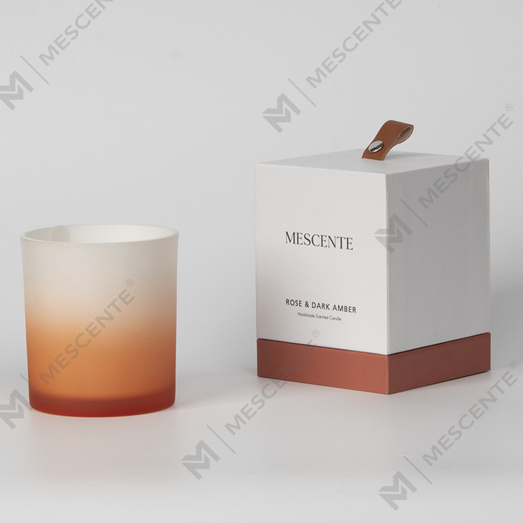 Gradient Frosted Glass Stort duftende soyalys