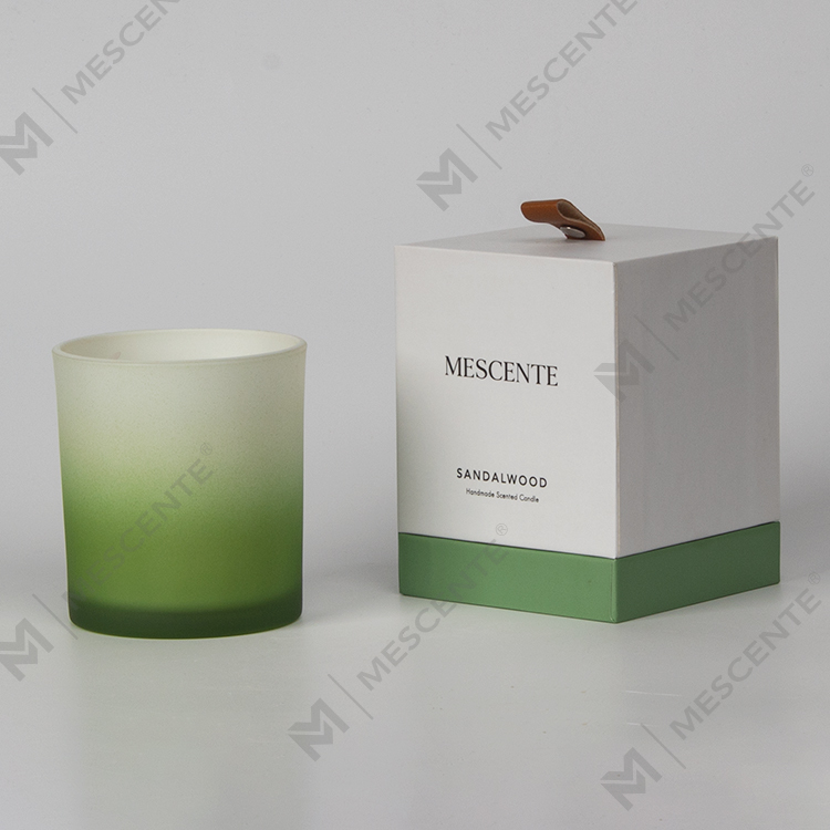 Gradient Frosted Glass Stort duftende soyalys