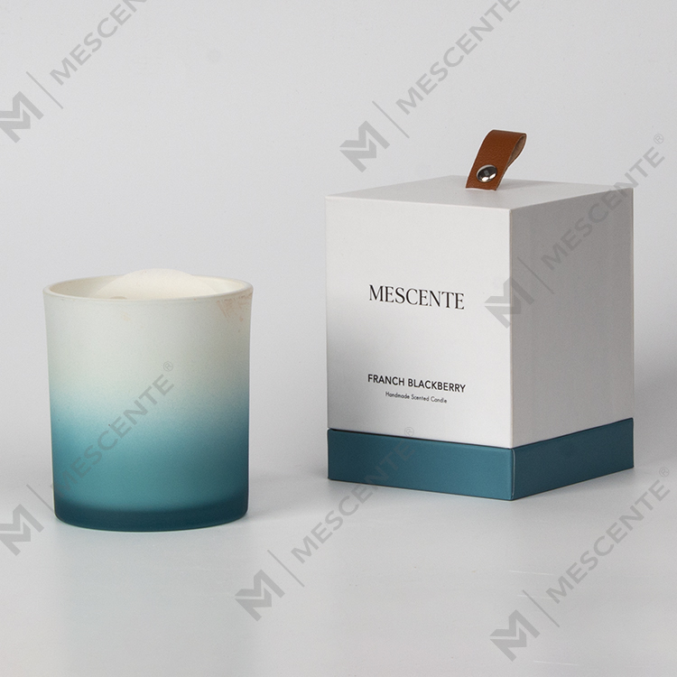 Gradient Frosted Glass Stort duftende soyalys