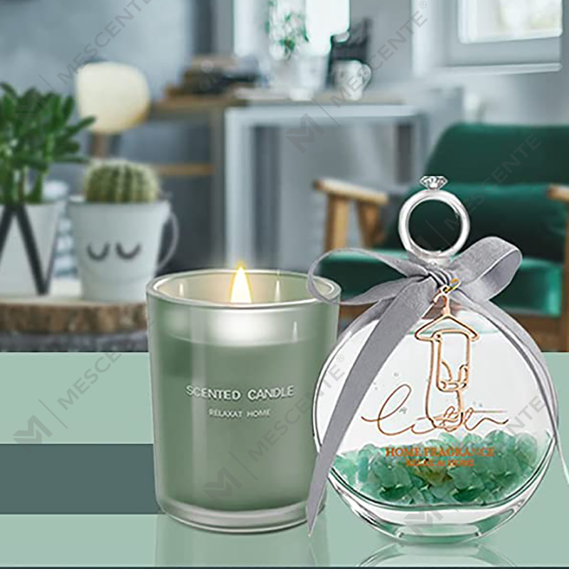 M&S cent sitronbasilikum duftende olje sivspreder og duftlys gavesett med pinner til hjemmet