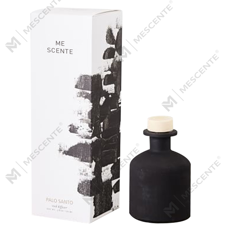 Mescente Luxury 180 ml spesialtilpasset glassflaske eterisk oljerørspreder for hoteller