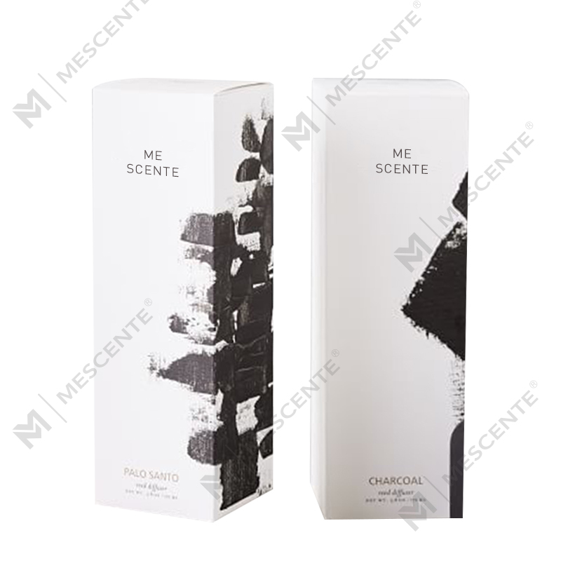 Mescente Luxury 180 ml spesialtilpasset glassflaske eterisk oljerørspreder for hoteller