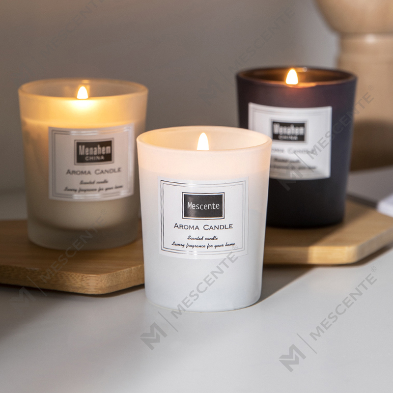 M&Scent spesialtrykt peonduftende soyavokslys, digitalt duftlys