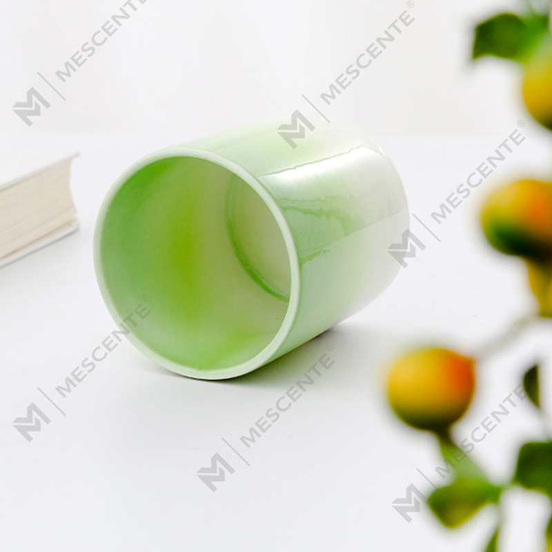 M&Scent Private Label Home Decoration Egendefinerte duftlys i keramiske stearinlyskrukker