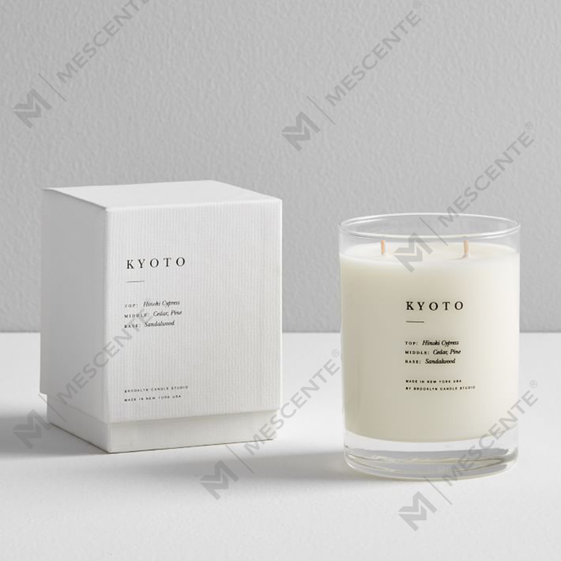 M&SENTE Nytt produkt Home Decoration Custom 2 veke Duftlys i glasskrukke
