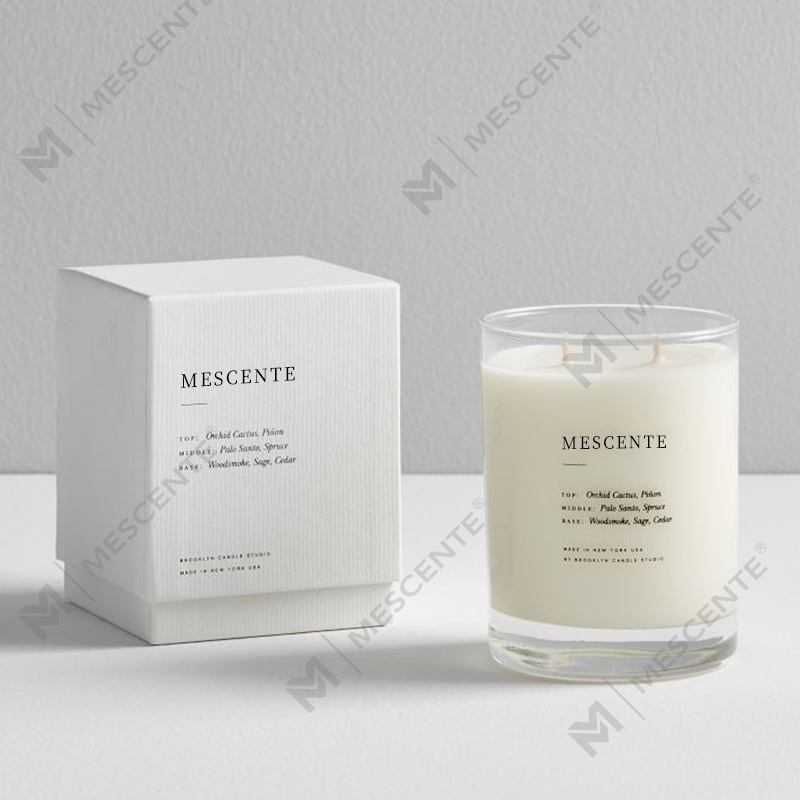 M&SENTE Nytt produkt Home Decoration Custom 2 veke Duftlys i glasskrukke