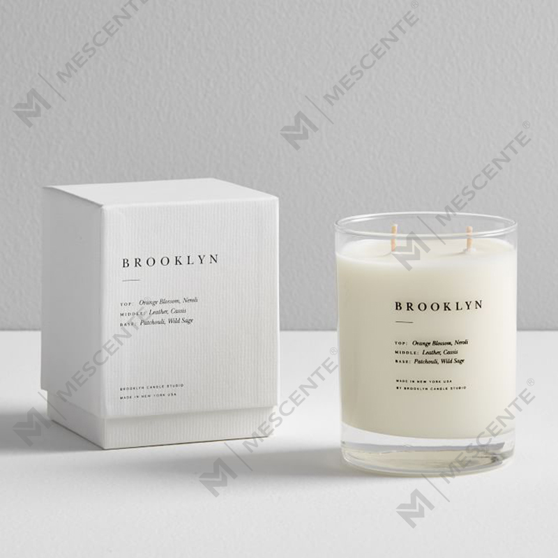 M&SENTE Nytt produkt Home Decoration Custom 2 veke Duftlys i glasskrukke
