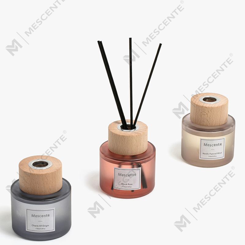 M&Scent engros luksus private label glassflaske siv diffuser med propp