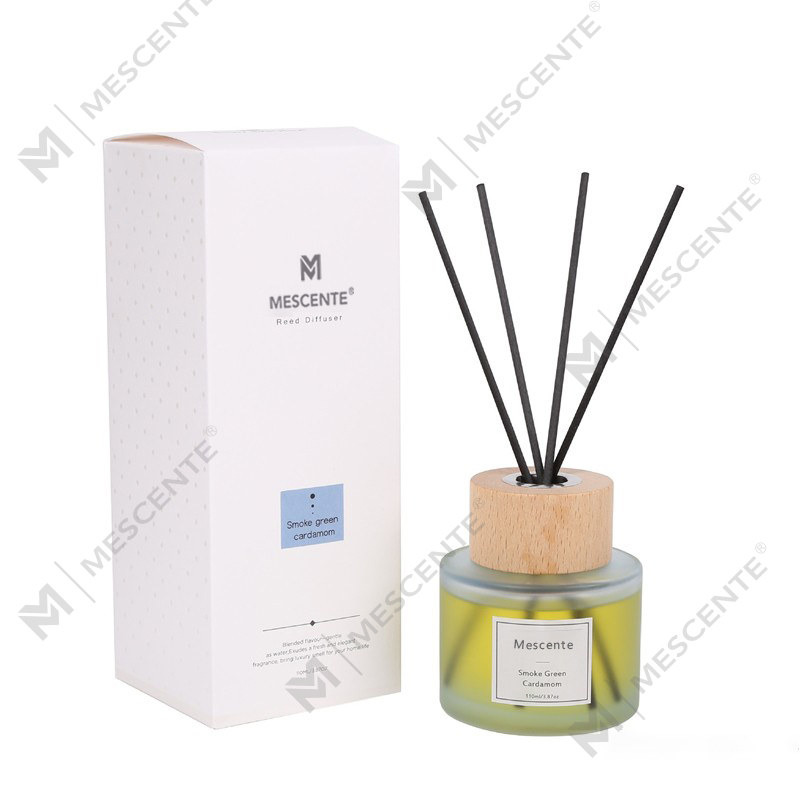M&Scent engros luksus private label glassflaske siv diffuser med propp