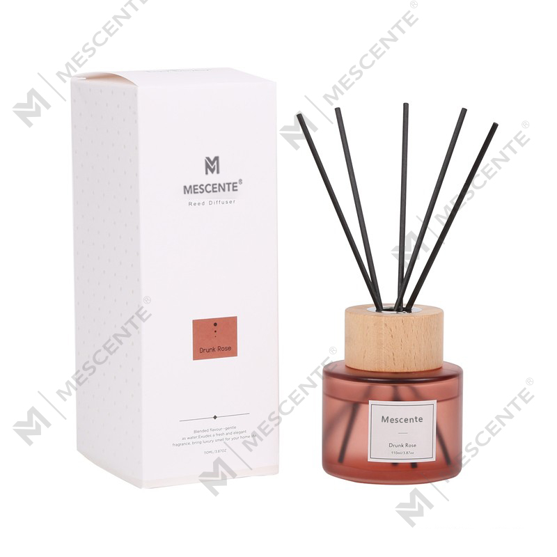 M&Scent engros luksus private label glassflaske siv diffuser med propp