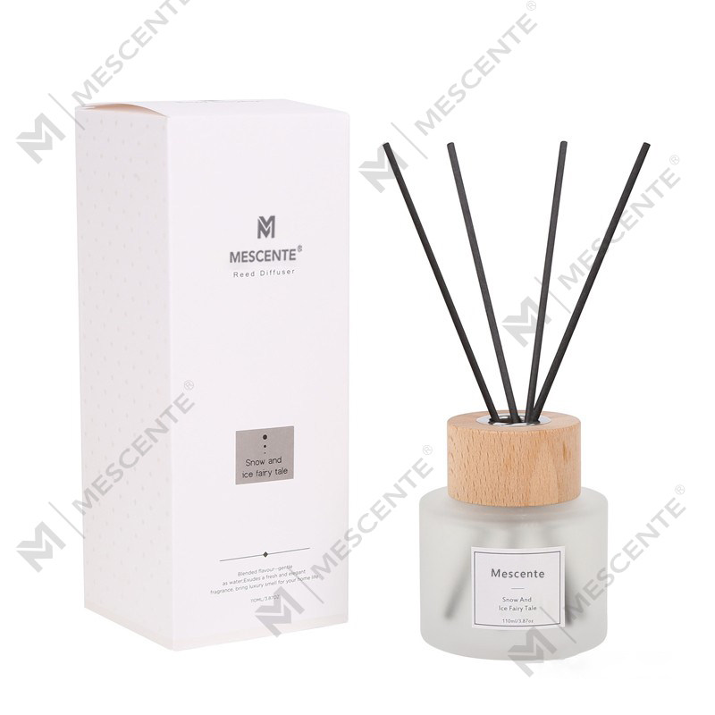 M&Scent engros luksus private label glassflaske siv diffuser med propp