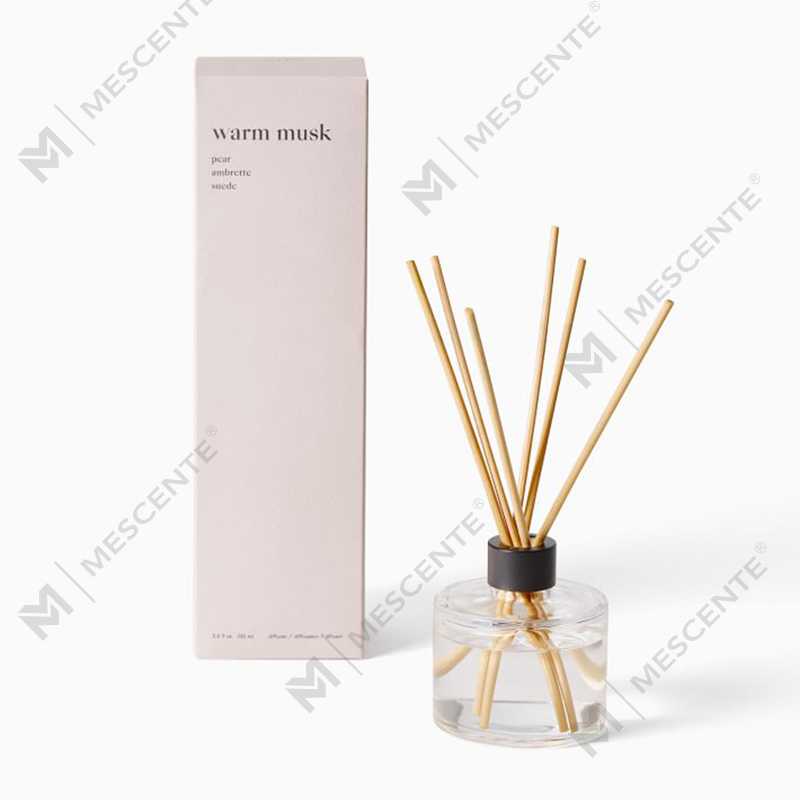 M&Scent tilpasset luksus private label blomsterrør diffuser med boks