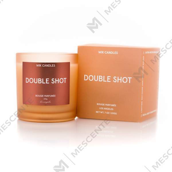 M&Scent Engros Luksus Custom Private Label-dekorasjon Svart glass Krystallduftende soyavokslys