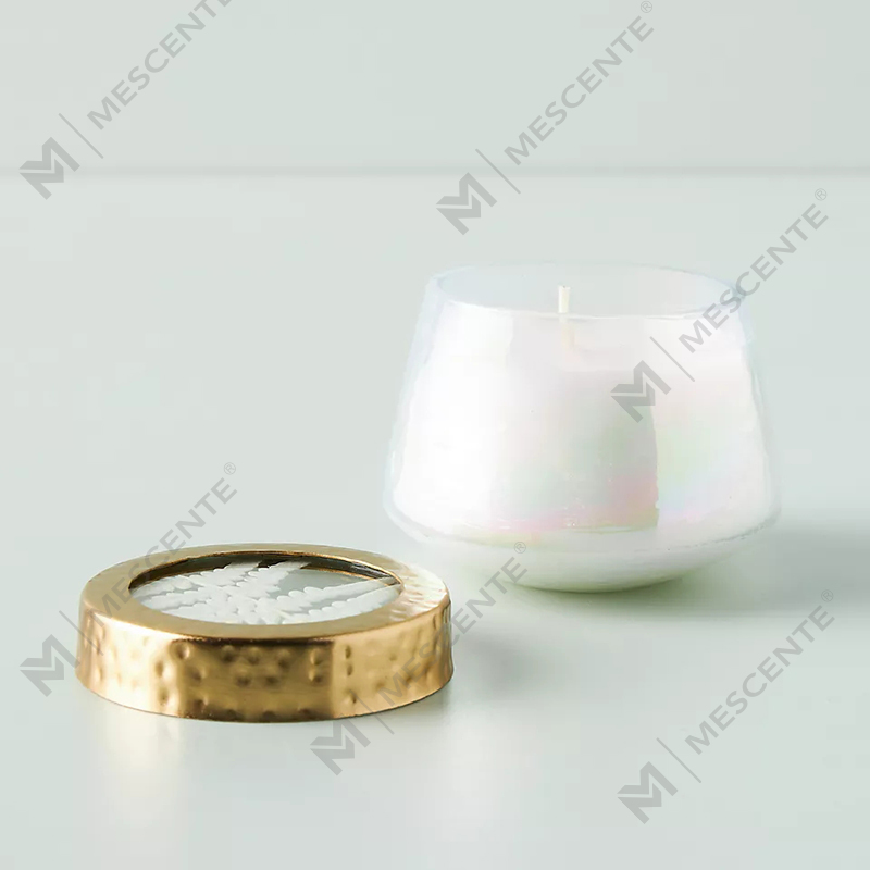 Engros tilpasset Private Label Home Decoration Klart Glass Sterke duftlys