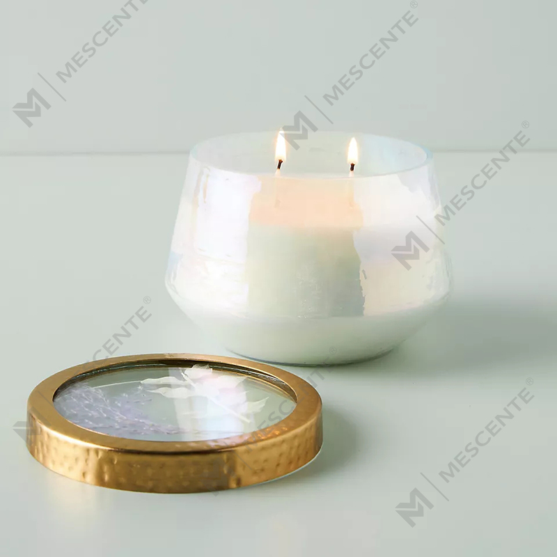 Engros tilpasset Private Label Home Decoration Klart Glass Sterke duftlys