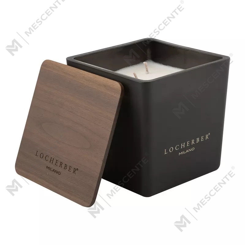 M&scent 2025 Large Eco Friendly glass duftlys med briccole trelokk