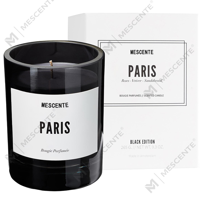 M&Scent Engros Luksus Private Label Svart Personlig Logo Duftlys