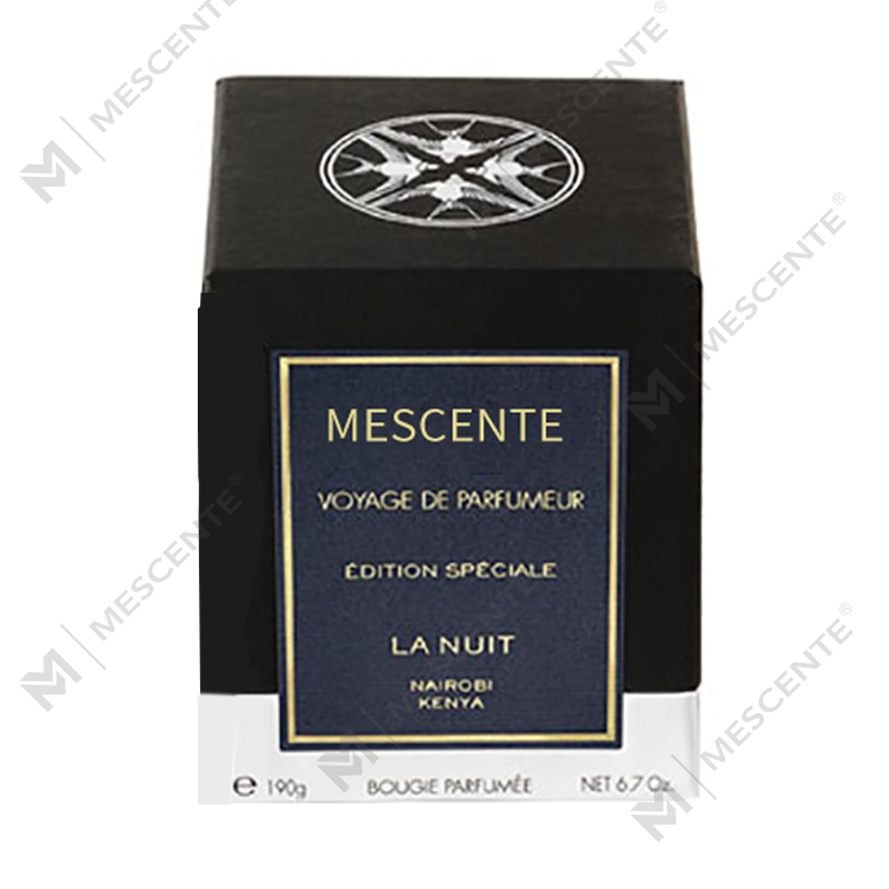 M&Scent håndlaget luksus glassholder søyle Vanilje duftlys med krystaller