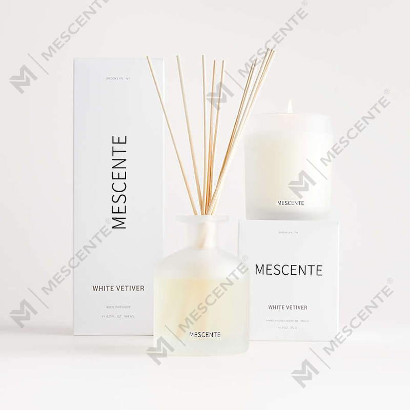 M&Scent engros luksus private label soyavoks duftlys med boks