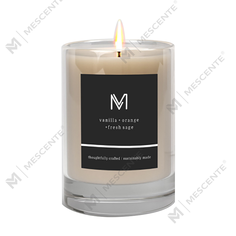 M&Scent engros fabrikk direkte luksus private label soyavoks duftlys med boks i bulk