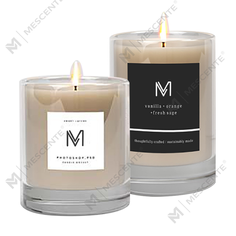 M&Scent engros fabrikk direkte luksus private label soyavoks duftlys med boks i bulk