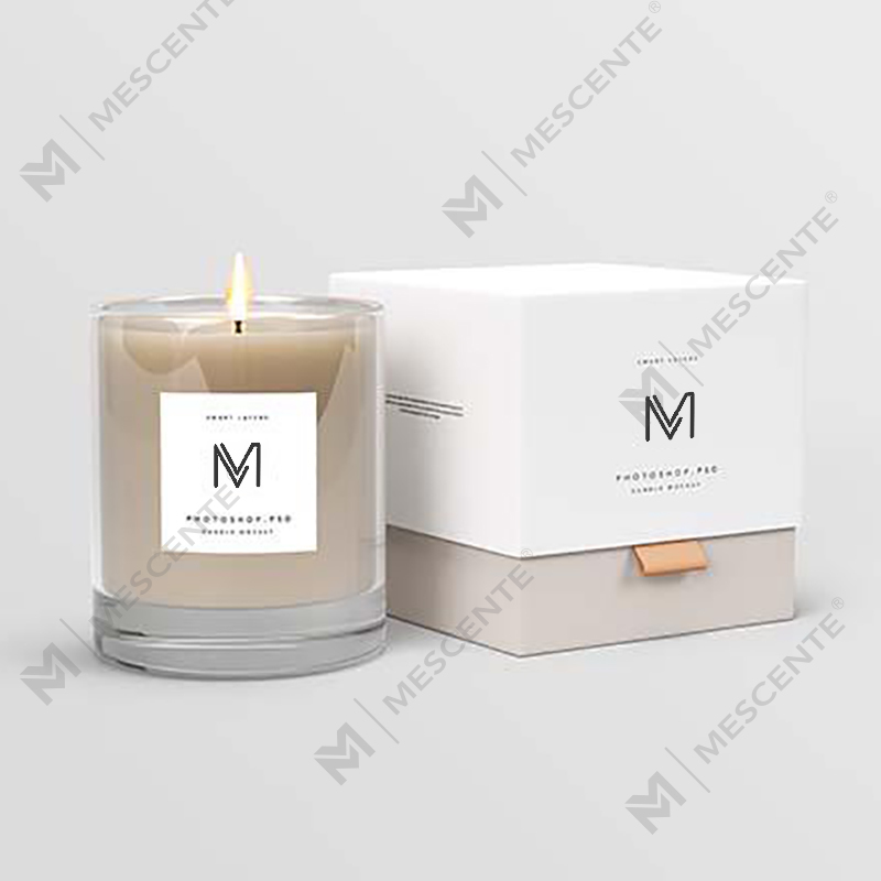 M&Scent engros fabrikk direkte luksus private label soyavoks duftlys med boks i bulk