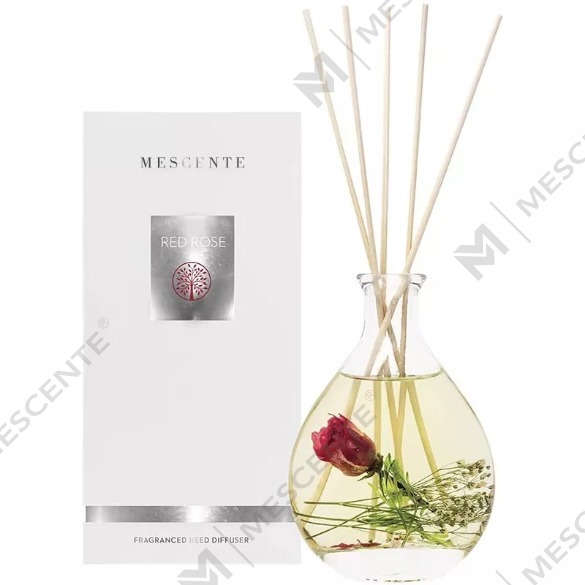 M&Scent engros luksus private label glassflaske rottingpinne siv diffusersett med propp