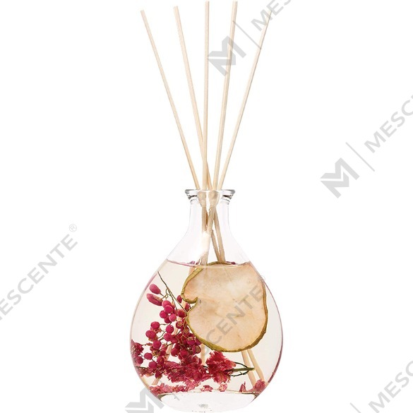 M&Scent engros luksus private label glassflaske rottingpinne siv diffusersett med propp