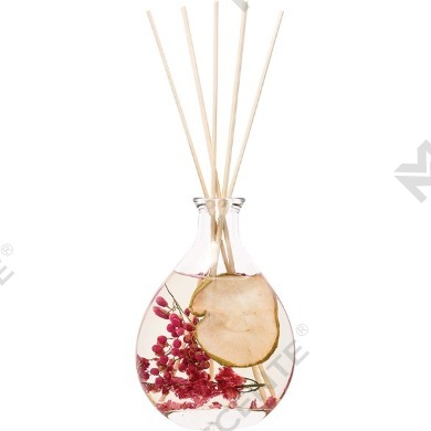 M&Scent engros luksus private label glassflaske rottingpinne siv diffusersett med propp