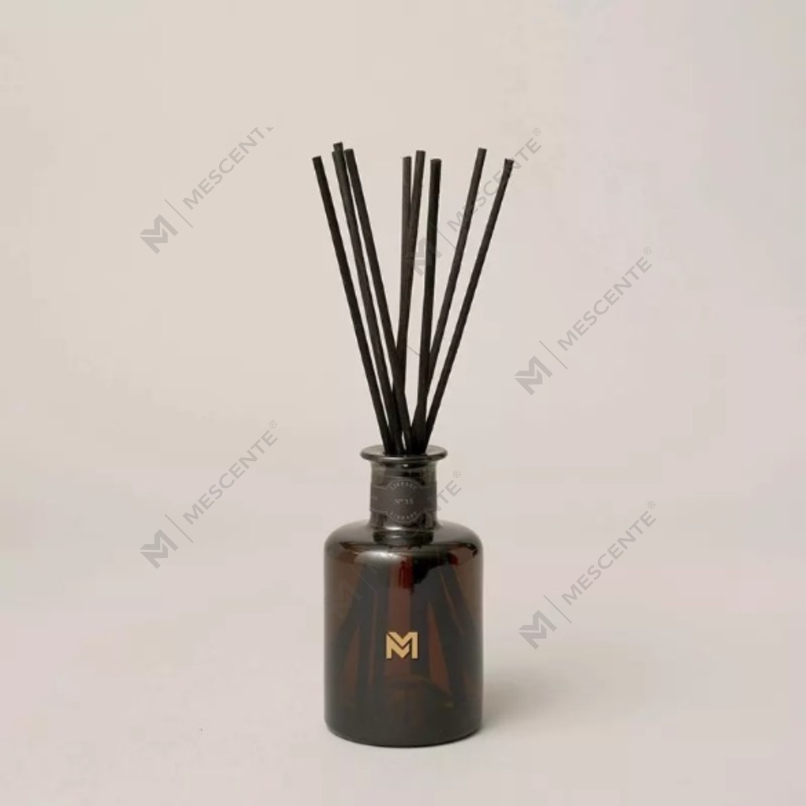 M&Scent engros luksus 500 ml svart flaske diffusor Reed duft siv diffuser med gaveeske