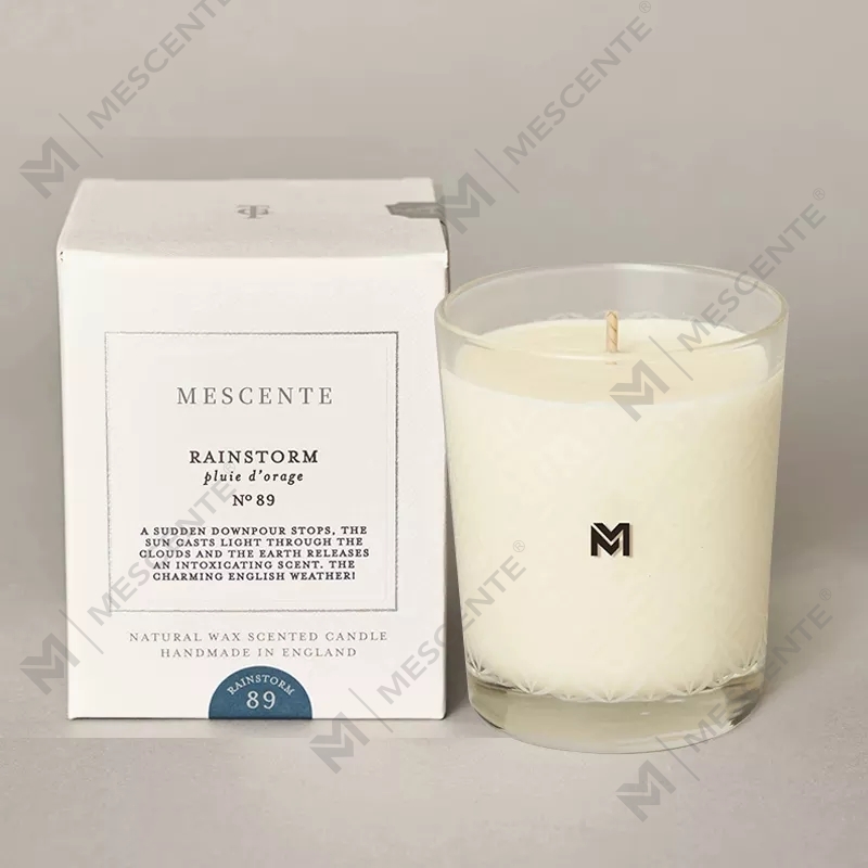 M&Scent Engros Ny Luksus Custom Private Label Jul Krystallkrukker Kerzen Duftende Soya Lys Med Lokk