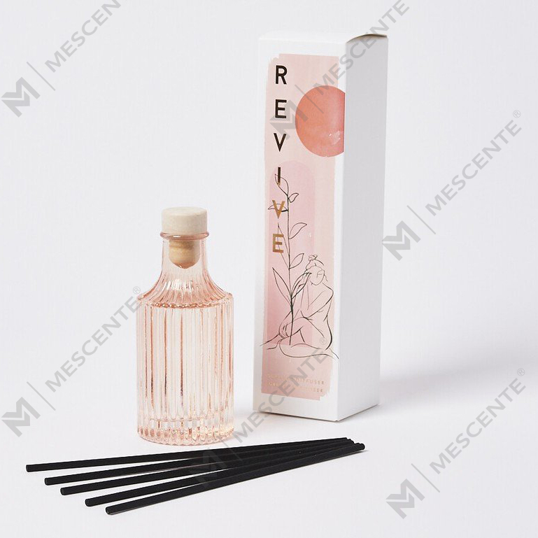M&Scent Custom 100 ml 200 ml glassflaske Tatakan Untuk Flower Reed Diffuser