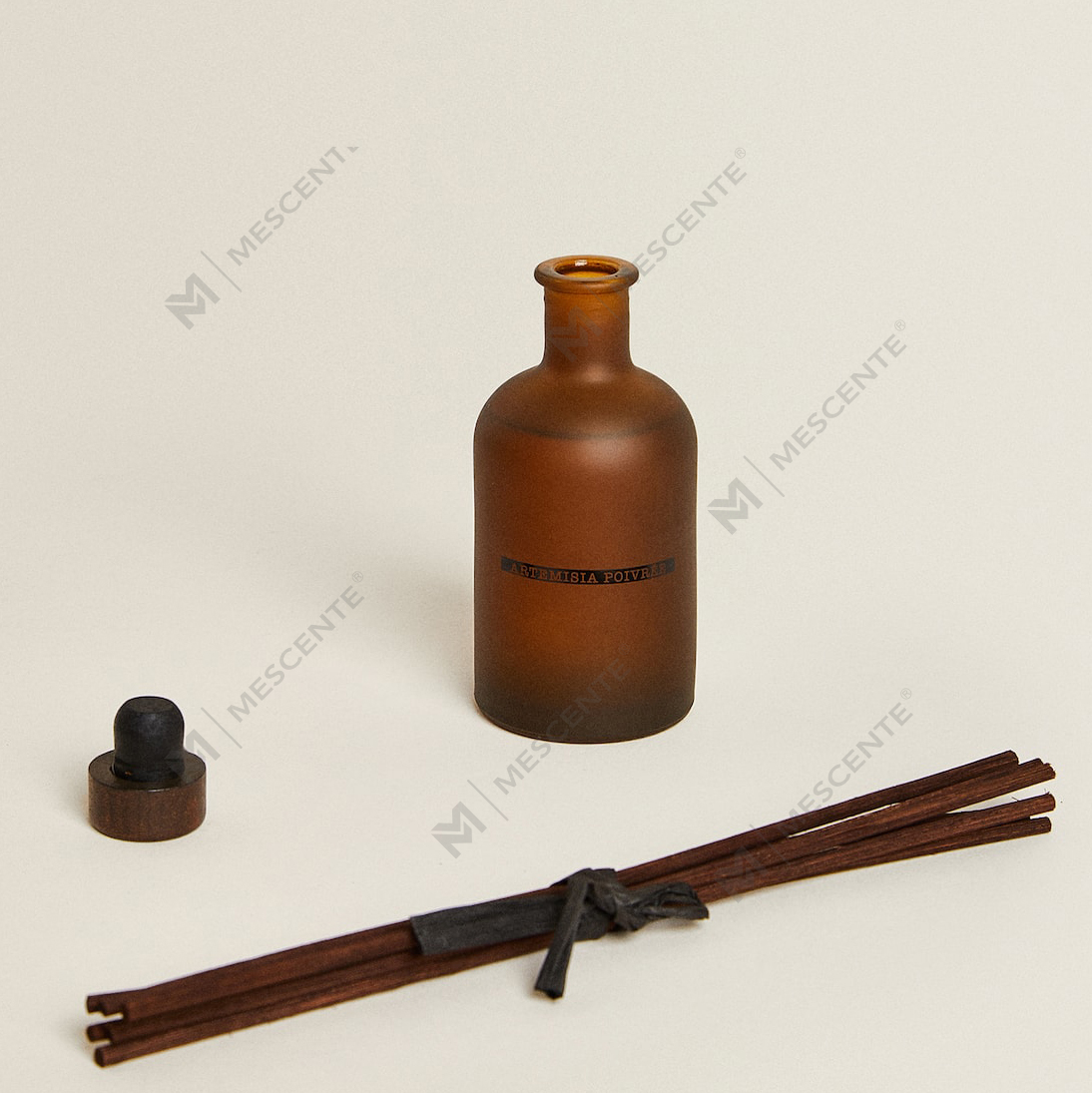 Luksus stor svart frostet flaske 50 ml 300 ml tørket blomster blomsteraroma Eterisk olje Reed Diffuser oljesett Bulk