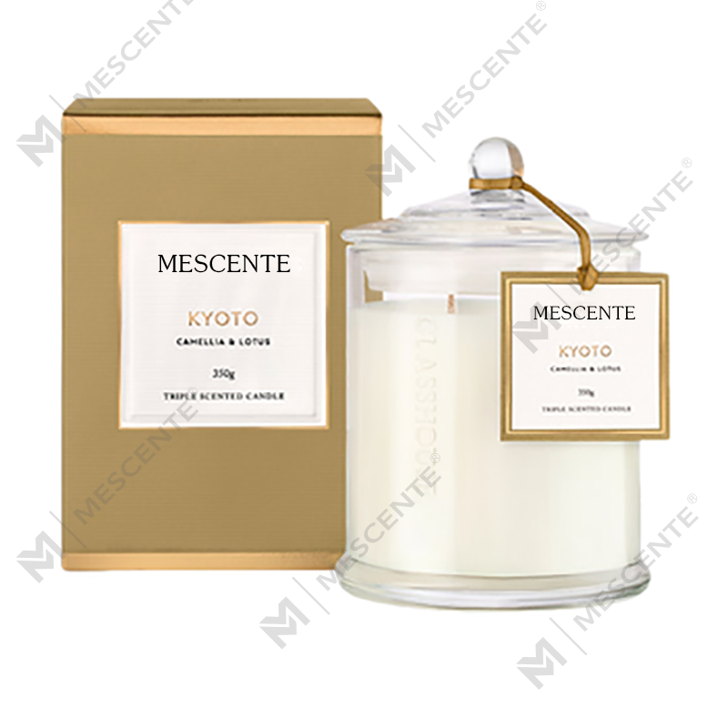 M&Scent Engros Luksus Custom Private Label Julekuppelkrukke Duftende soyalys med lokk