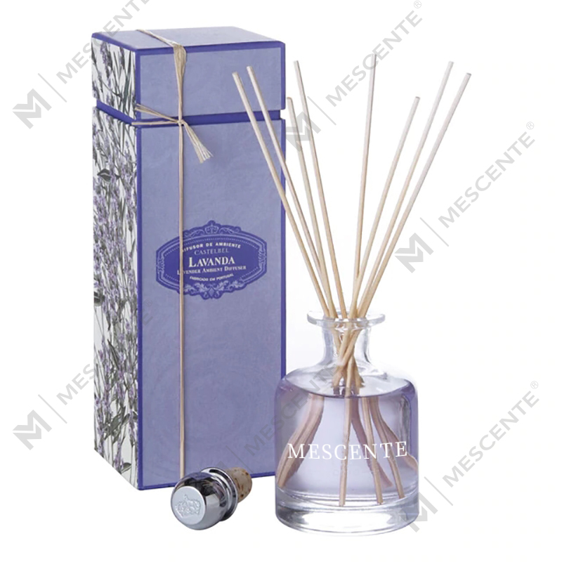 Luksus vår 400 ml miljøvennlige rosa flasker sementgrå skinn Magnolia duft Blomsterpinner Reed Diffuser